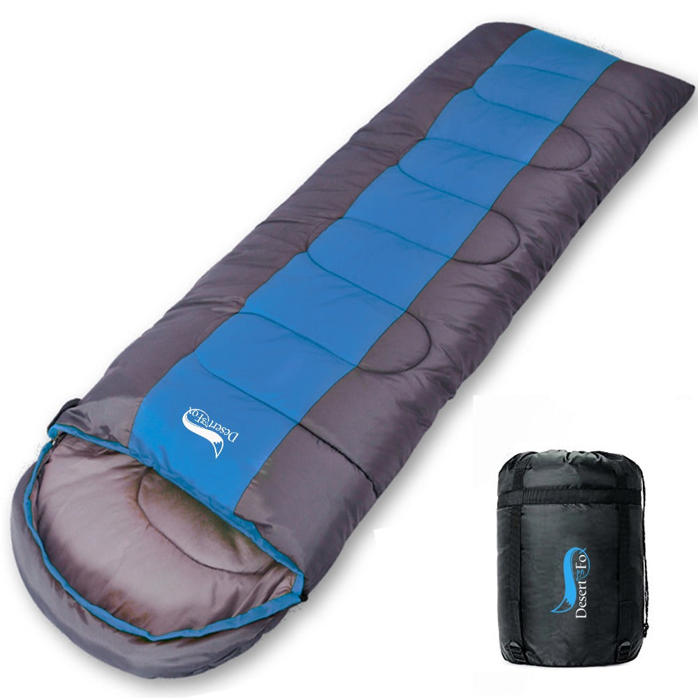 4 Season Single Sleeping Bag - Premium Waterproof Camping Hiking Envelope Bags
